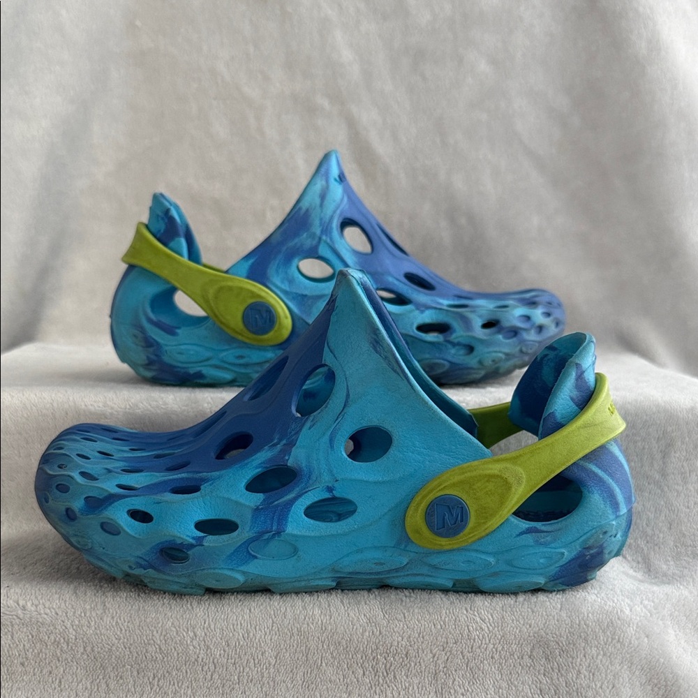Merrell Kids Aqua and Lime Water Shoes - Size 13